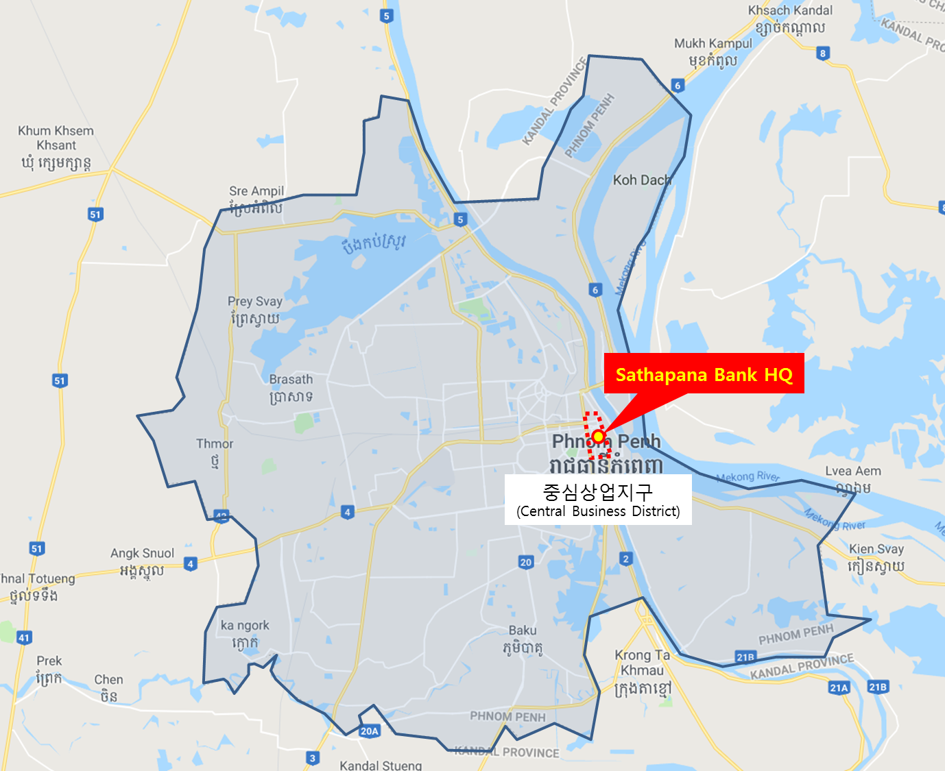 캄보디아 사타파나 은행 본점 신축 공사의 위치.png